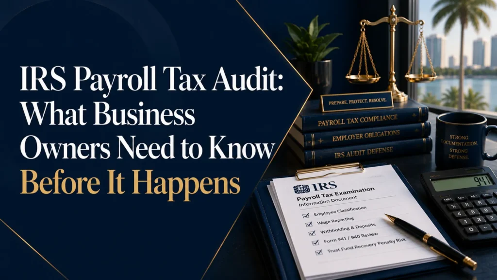 IRS payroll tax audit