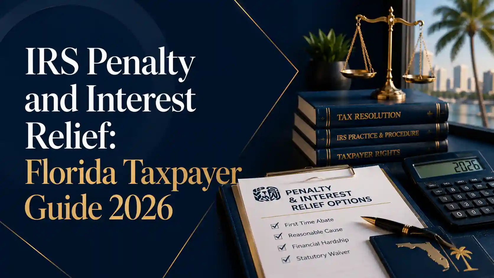 IRS penalty interest relief Florida